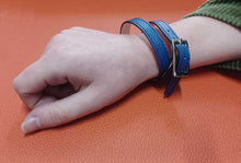 Load image into Gallery viewer, Bracelet en cuir véritable - Bracelet 100% cuir véritable