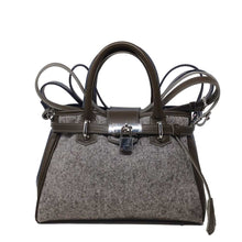 Charger l'image dans la galerie, Sac à main laine et cuir véritable | Saison SSW24 SSW25 le must have de cet hiver