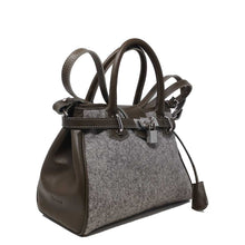 Charger l'image dans la galerie, Sac à main laine et cuir véritable | Saison SSW24 SSW25 le must have de cet hiver