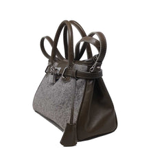 Charger l'image dans la galerie, Sac à main laine et cuir véritable | Saison SSW24 SSW25 le must have de cet hiver