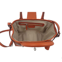 Load image into Gallery viewer, Sac en cuir | Orange Berthille | Intérieur spacieux entièrement doublé