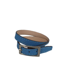 Charger l&#39;image dans la galerie, Bracelet Double Tour en Cuir Grainé | Maison Berthille
