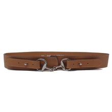 Charger l'image dans la galerie, Ceinturon cuir pleine fleur 40 mm – Boucle mors à cheval