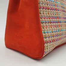 Load image into Gallery viewer, Sac à main Saint Moritz Raphia Bahia et velours | Capsule Été 2025 Berthille
