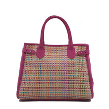 Load image into Gallery viewer, Sac à main Saint Moritz Raffia Bahia et velours | Capsule Été 2025 Berthille