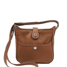 Load image into Gallery viewer, Sac bandoulière luxe Berthille en cuir véritable