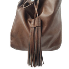 Charger l'image dans la galerie, Sac Porté Épaule en Cuir Gras Marron | Maison Berthille