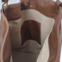 Charger l'image dans la galerie, Sac Porté Épaule en Cuir Gras Marron | Maison Berthille