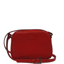 Load image into Gallery viewer, Berthille Maroquinerie – Sac bandoulière en cuir rouge fait main