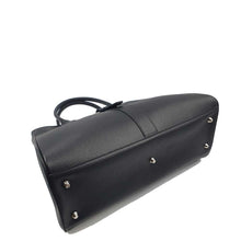 Charger l'image dans la galerie, Grand sac à main cuir noir - Haute Couture