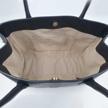 Charger l'image dans la galerie, Grand sac à main cuir noir - Haute Couture