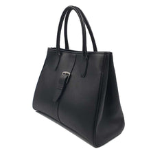 Charger l'image dans la galerie, Grand sac à main cuir noir - Haute Couture