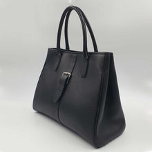 Charger l'image dans la galerie, Grand sac à main cuir noir - Haute Couture