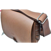 Charger l'image dans la galerie, sac à main cuir grainé marron tan