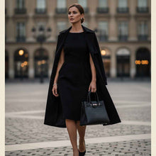 Load image into Gallery viewer, Vendôme Cuir Marqueterie Noir