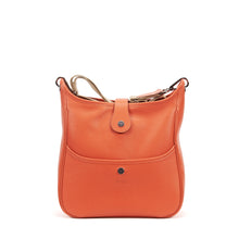 Load image into Gallery viewer, Sac à main en cuir orange grainé | Maison Berthille