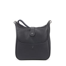 Load image into Gallery viewer, Sac à main en cuir noir grainé | Maison Berthille