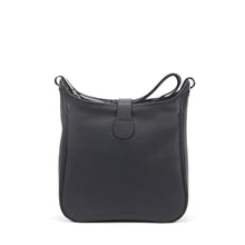 Load image into Gallery viewer, Sac à main en cuir noir grainé de dos | Maison Berthille