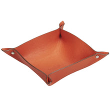 Load image into Gallery viewer, Vide poche en cuir grainé orange | Maison Berthille