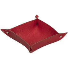 Load image into Gallery viewer, Vide poche en cuir grainé rouge | Maison Berthille