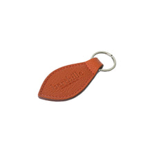Charger l'image dans la galerie, Berthille Porte-clés Feuille orange, en cuir grainé pleine fleur.