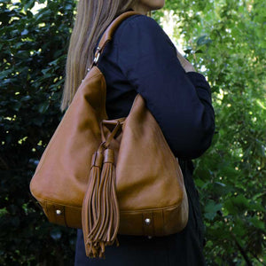 Sac en Cuir Gras Marron | Porté Épaule | Hermine Maison Berthille