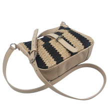 Charger l'image dans la galerie, sac bandoulière en raphia tressé Berthille
