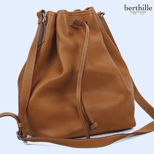 Leather tote bag  | Maison Berthille