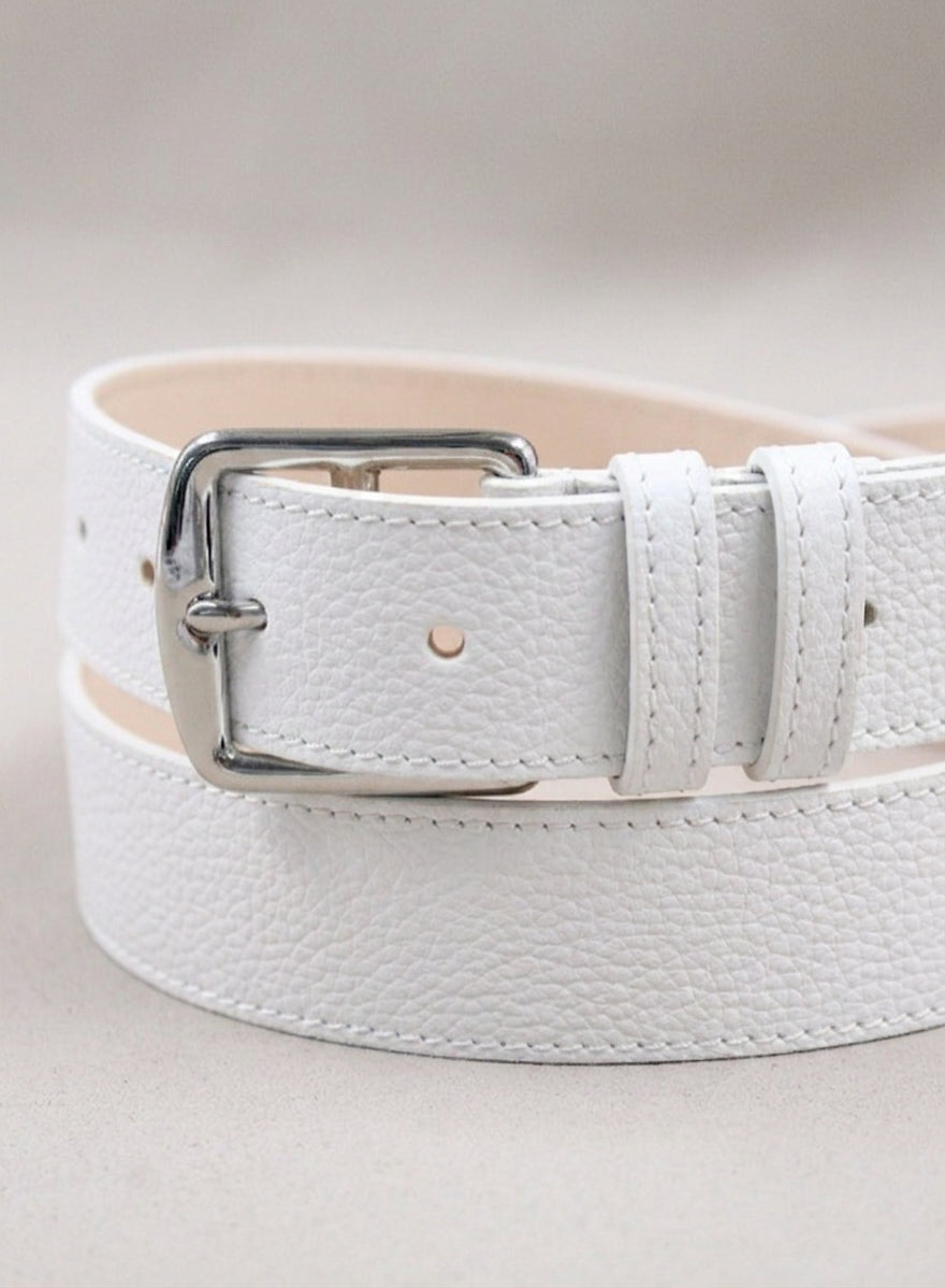 ceinture berthille blanche modèle classique 