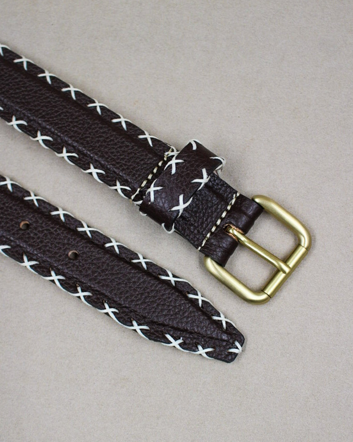 Ceinture cuir | Point de croix 3204