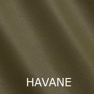 Ceinture en cuir grainé pleine fleur havane | Boucle Nœud Marin Doré