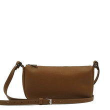 Charger l&#39;image dans la galerie, Pochette Bandoulière Cuir marron Cuero Haute Maroquinerie Berthille
