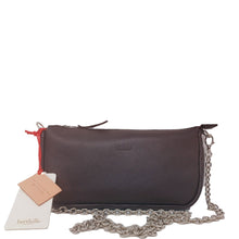 Charger l&#39;image dans la galerie, Pochette Berthe en Cuir Lisse Nappa Tabacco | Capsule Hiver 2024-2025 Berthille
