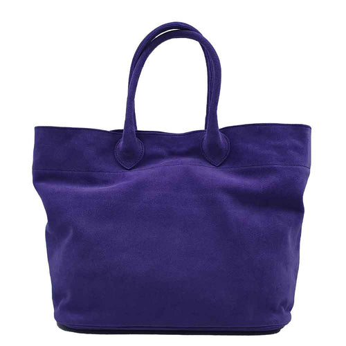 Grand Cabas Velours Violet | Capsule Été 2025 Berthille