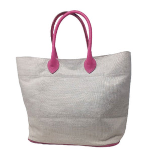 Sac Cabas en toile Irisée pailletée | Sac Cabas porté épaule Berthille