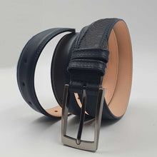 Charger l&#39;image dans la galerie, Ceinture Bombée en cuir lisse 30 mm – Élégance Berthille
