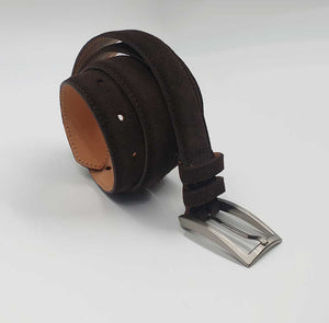 Ceinture Cuir Velours Bombée 30mm | réf. 3520