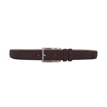 Charger l&#39;image dans la galerie, Ceinture Cuir Velours Bombée 30mm | réf. 3520
