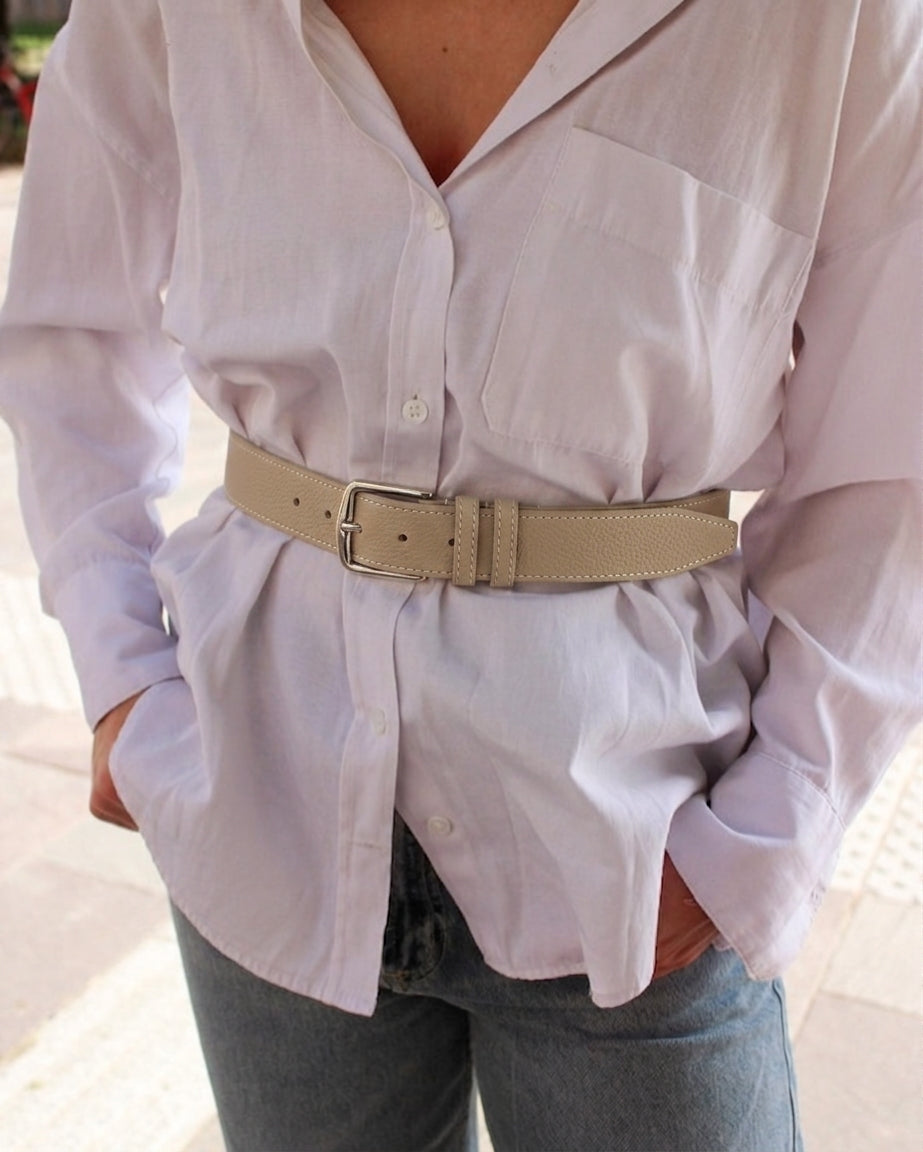 Ceinture berthille étrivière couleur beige maison berthille 