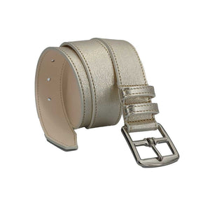 Ceinture Étrivière Cuir 35mm | réf. 3328 Accessoire Mode Champagne