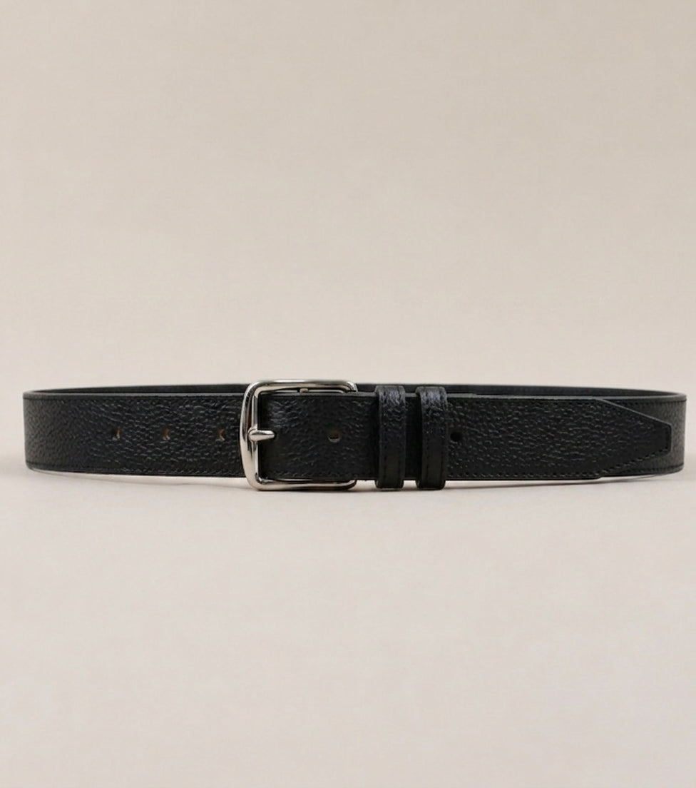 ceinture berthille noir modèle étrivière maison berthille 