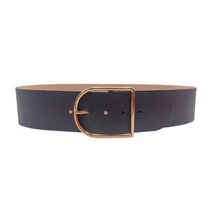 Ceinture en cuir grainé pleine fleur | atelier Maroquinerie Berthille