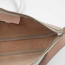 Load image into Gallery viewer, Intérieur Sac pochette bandoulière cuir rose poudré Berthille
