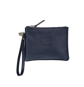 Pochette Cuir Pleine Fleur avec Dragonne | Format Moyen