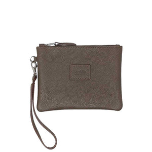 Pochette Cuir Pleine Fleur avec Dragonne | Format Moyen