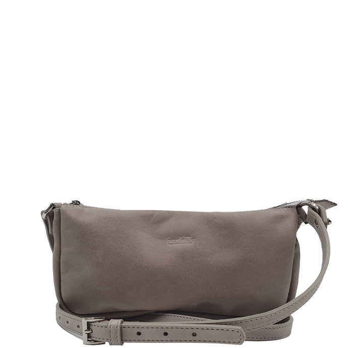 Pochette Berthe Cuir Gras Sauvage Acacia