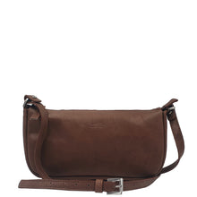 Charger l&#39;image dans la galerie, Pochette Berthe Cuir Gras Sauvage Terra
