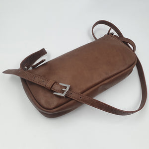 Pochette Berthe Cuir Gras Sauvage Terra