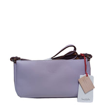 Charger l&#39;image dans la galerie, Pochette Berthe en cuir grainé Lilas Parme | Maison Berthille
