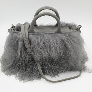 Sac à main Bandoulière Olga Agneau de Mongolie